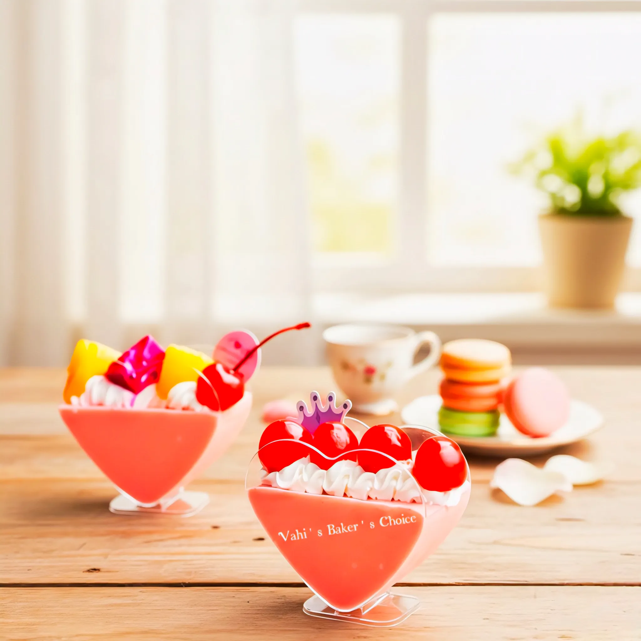 Acrylic Heart  Cup