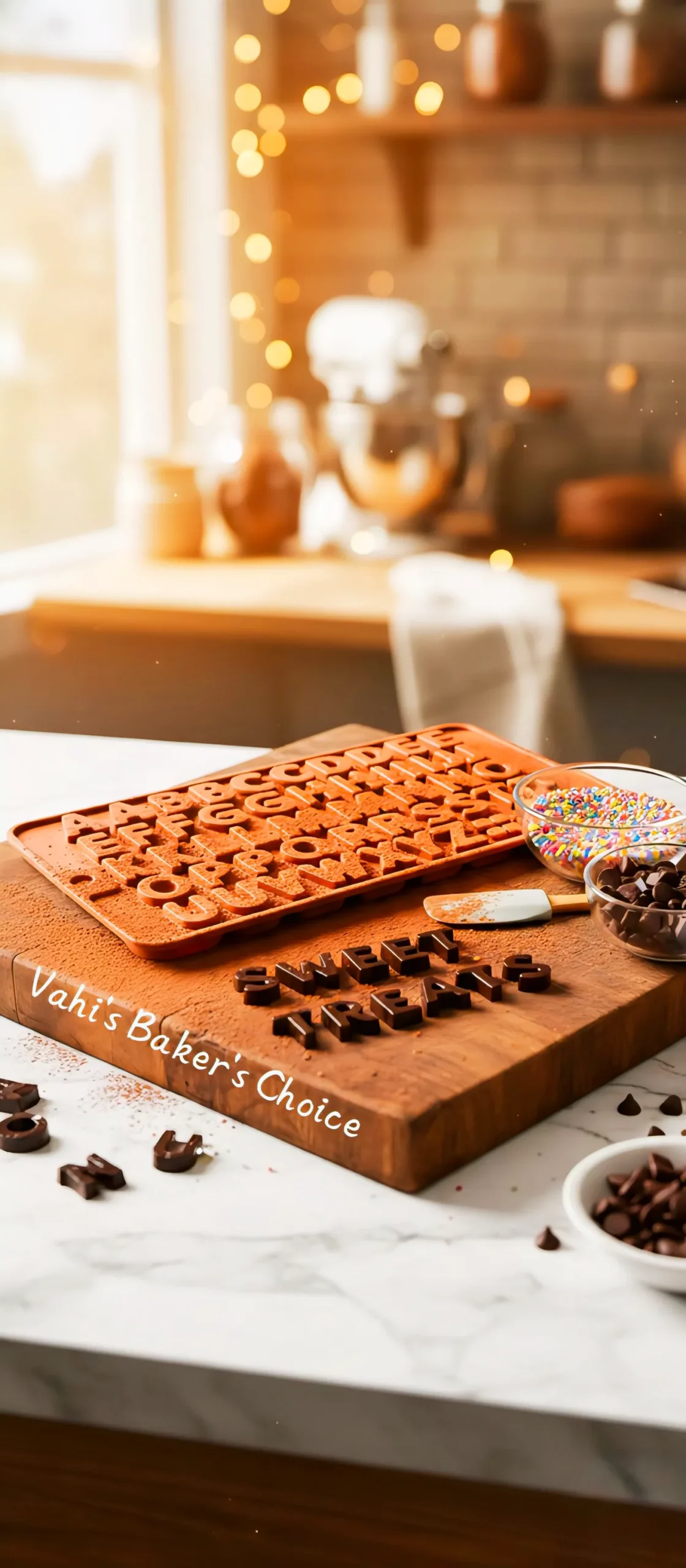 Alphabet Chocolate Silicone Mould 1