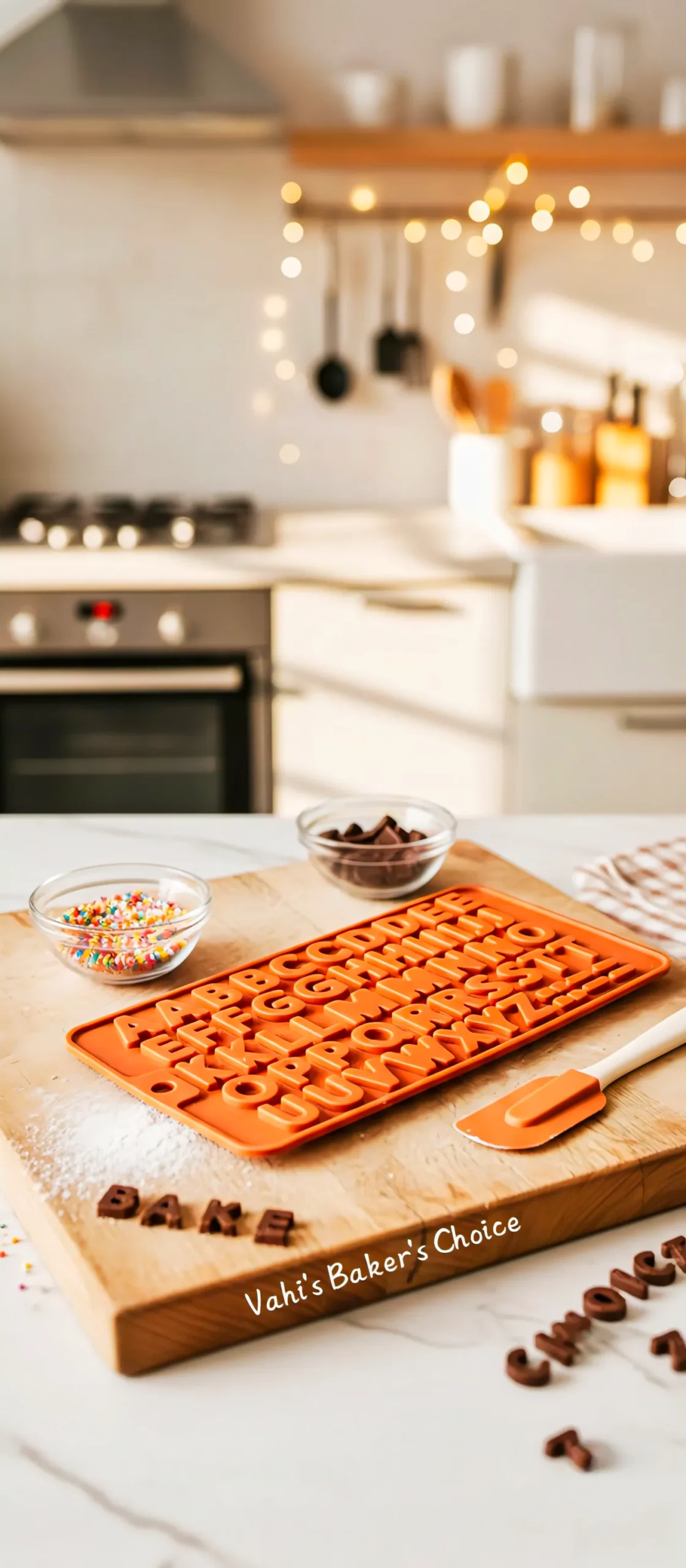 Alphabet Chocolate Silicone Mould 1