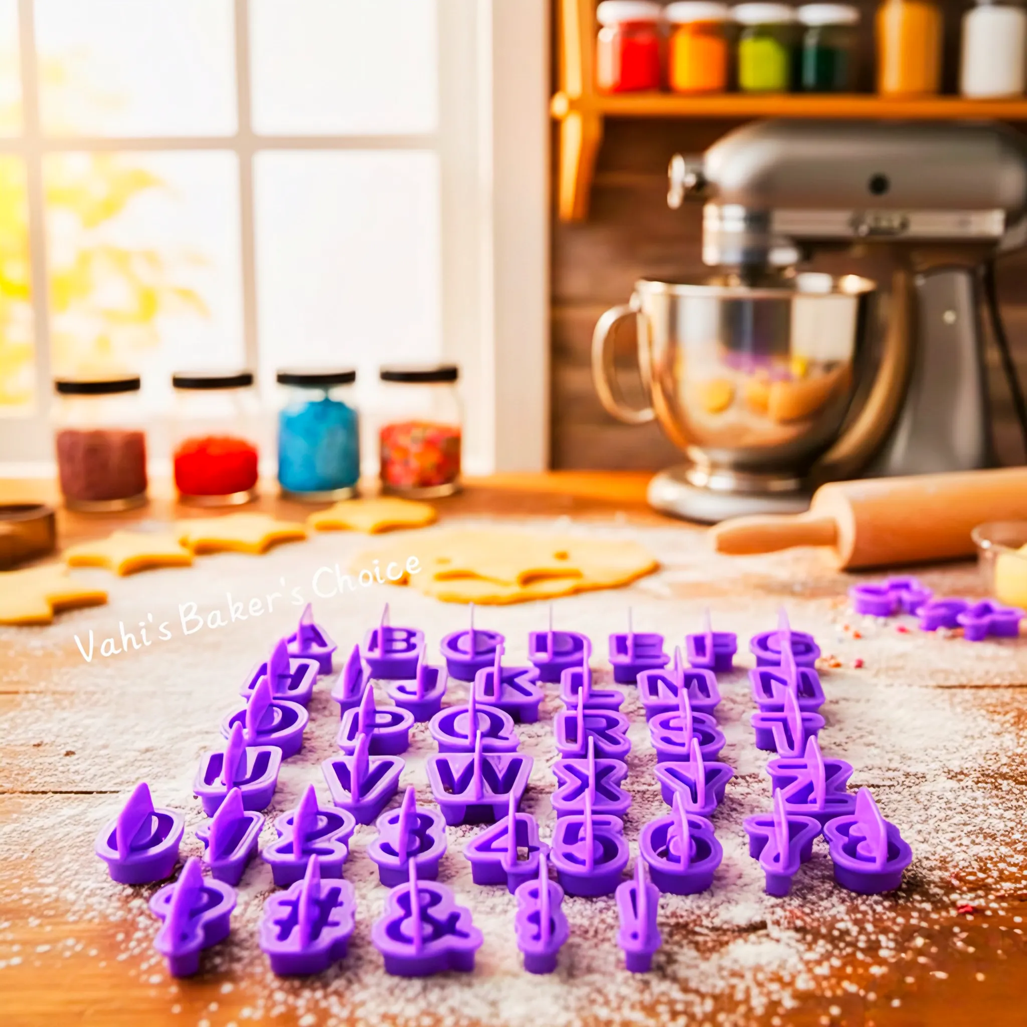 Alphabet Number Cutter 40 pcs