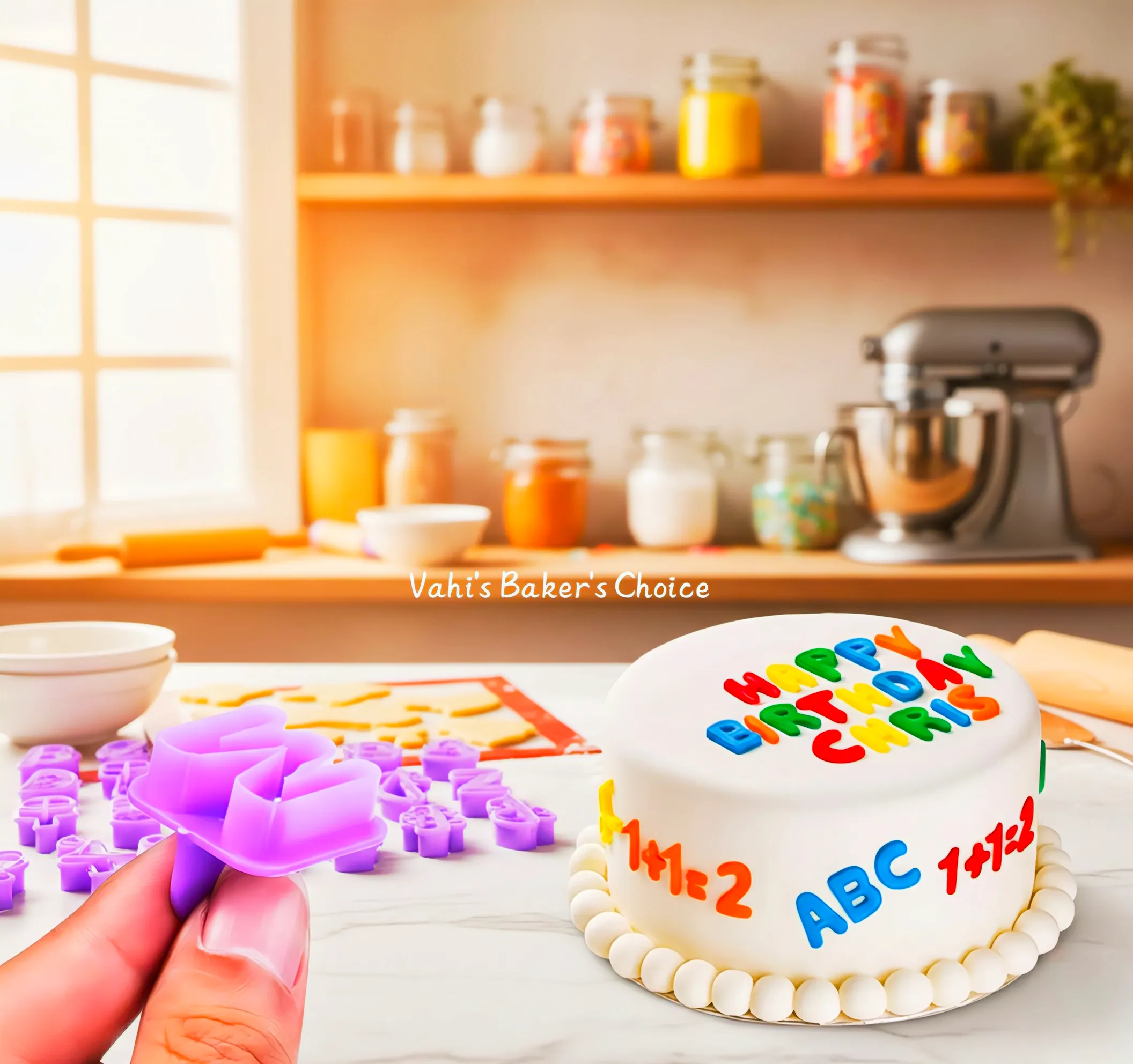 Alphabet Number Cutter 40 pcs
