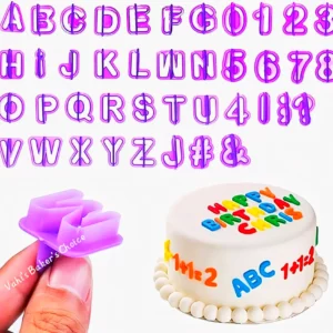 Alphabet Number Cutter 40 pcs