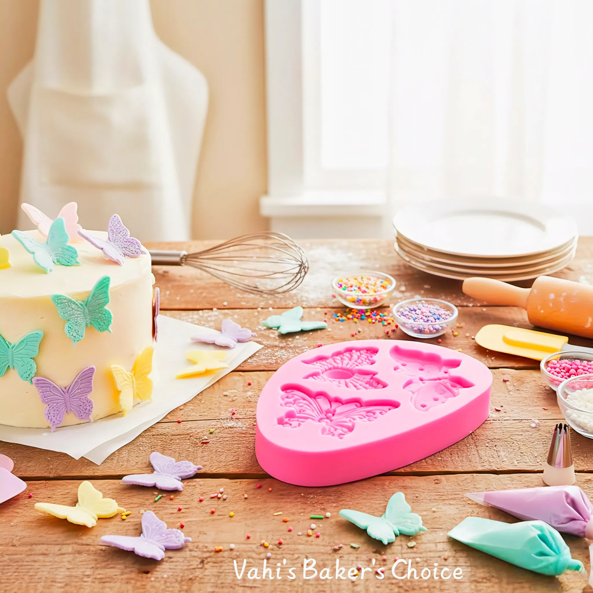 Butterfly 3 in 1 Silicone Mould