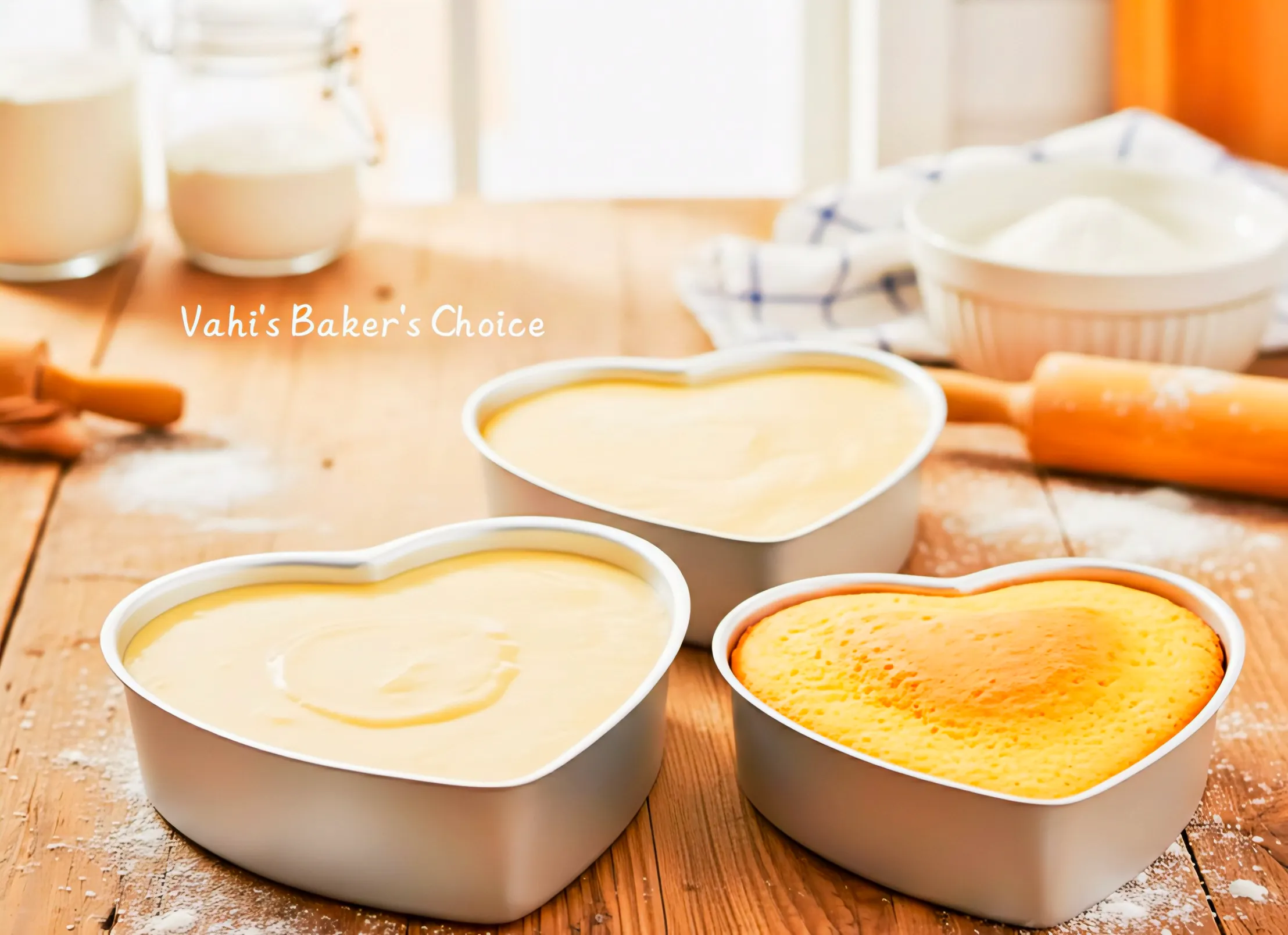 Cake Tin Heart 3 in 1