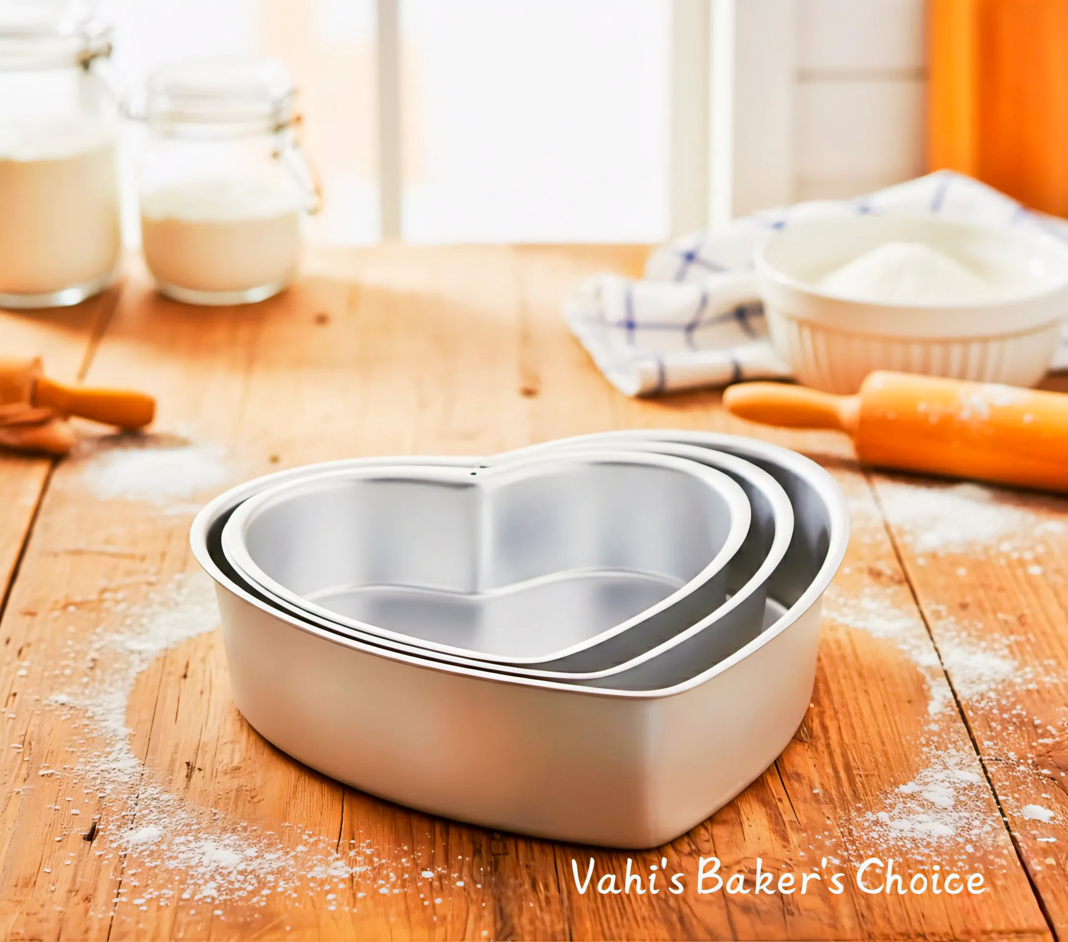 Cake Tin Heart 3 in 1