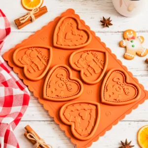 Christmas Silicone Chocolate Mould Heart