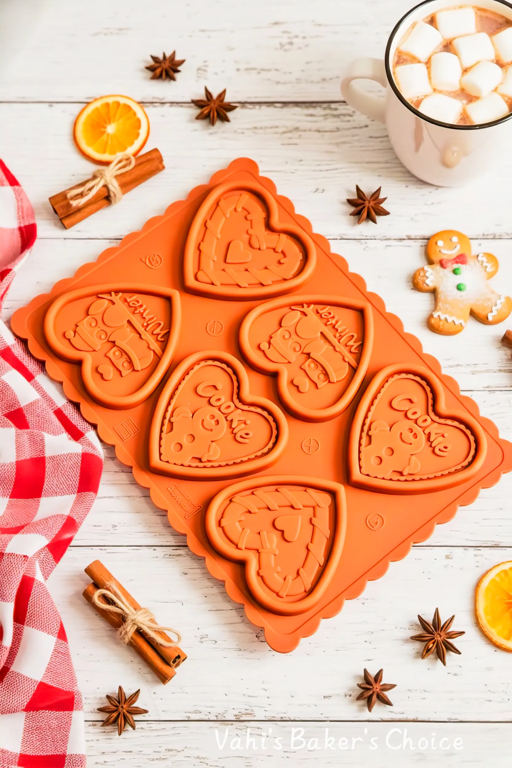 Christmas Silicone Chocolate Mould Heart