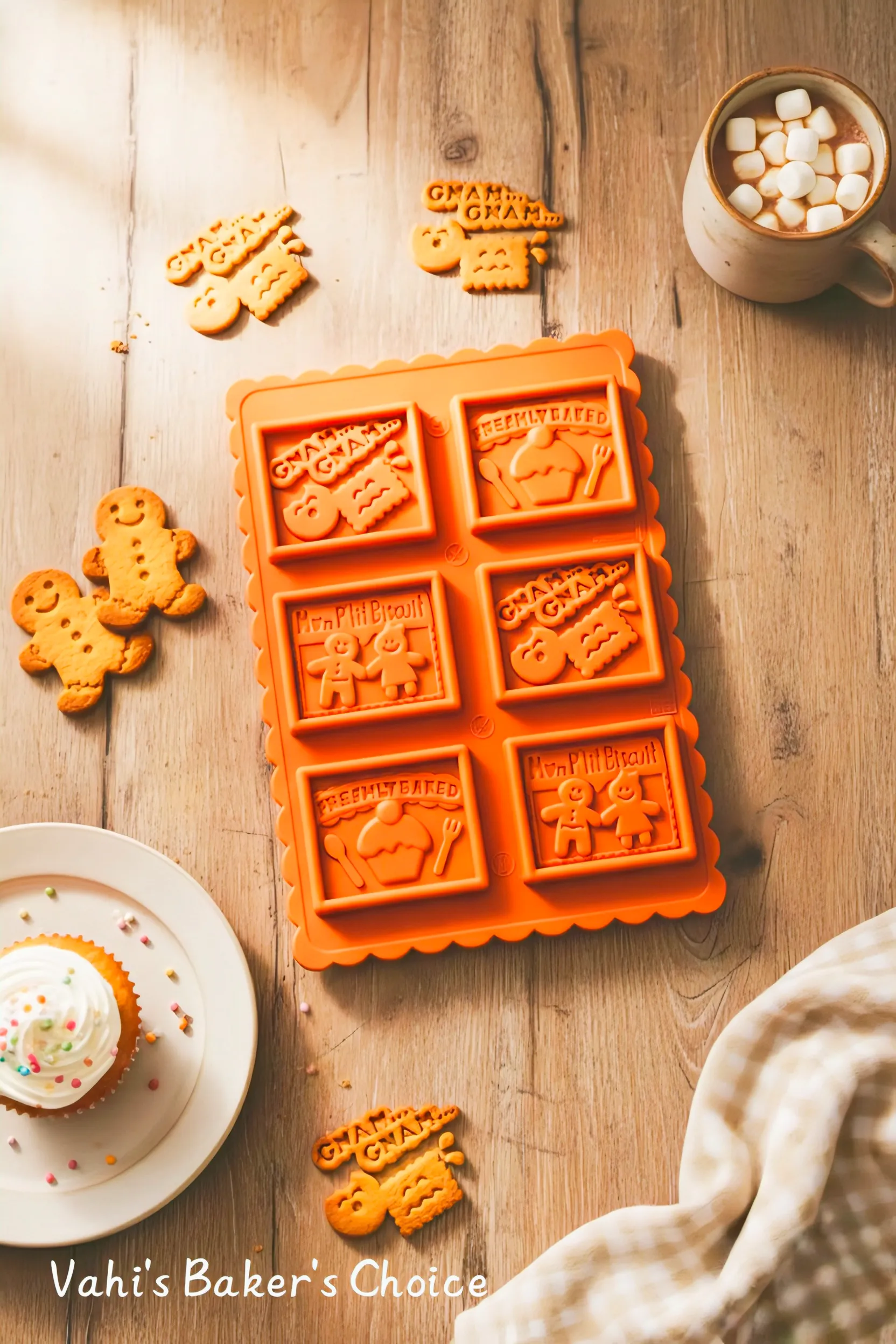Christmas Silicone Chocolate Mould Square