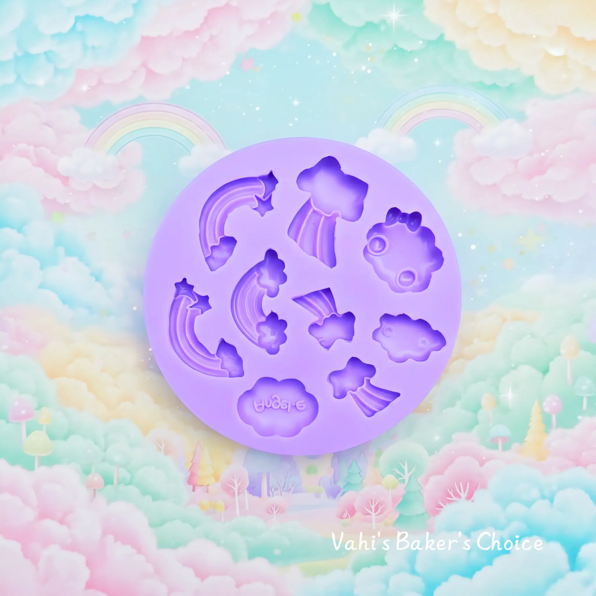Cloud Rainbow Silicone Mould