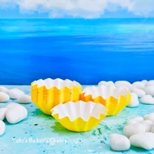 Cupcake Liners Flower Yellow