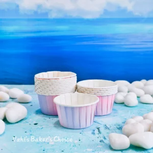 Cupcake Liners Purple with White
