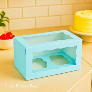 Cupcake box 2 cavity