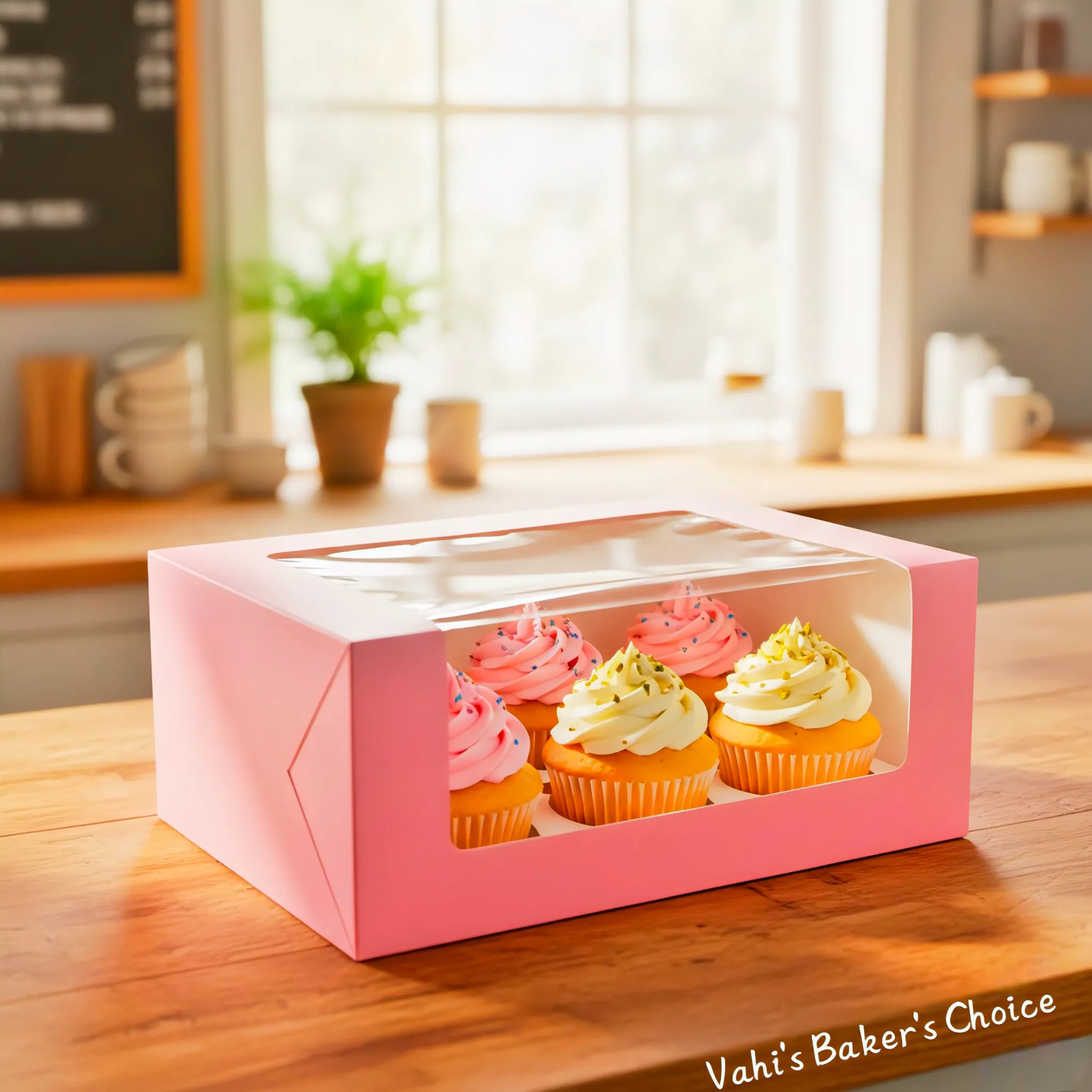 Cupcake box 6 cavity
