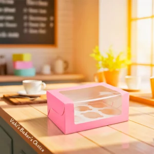 Cupcake box 6 cavity