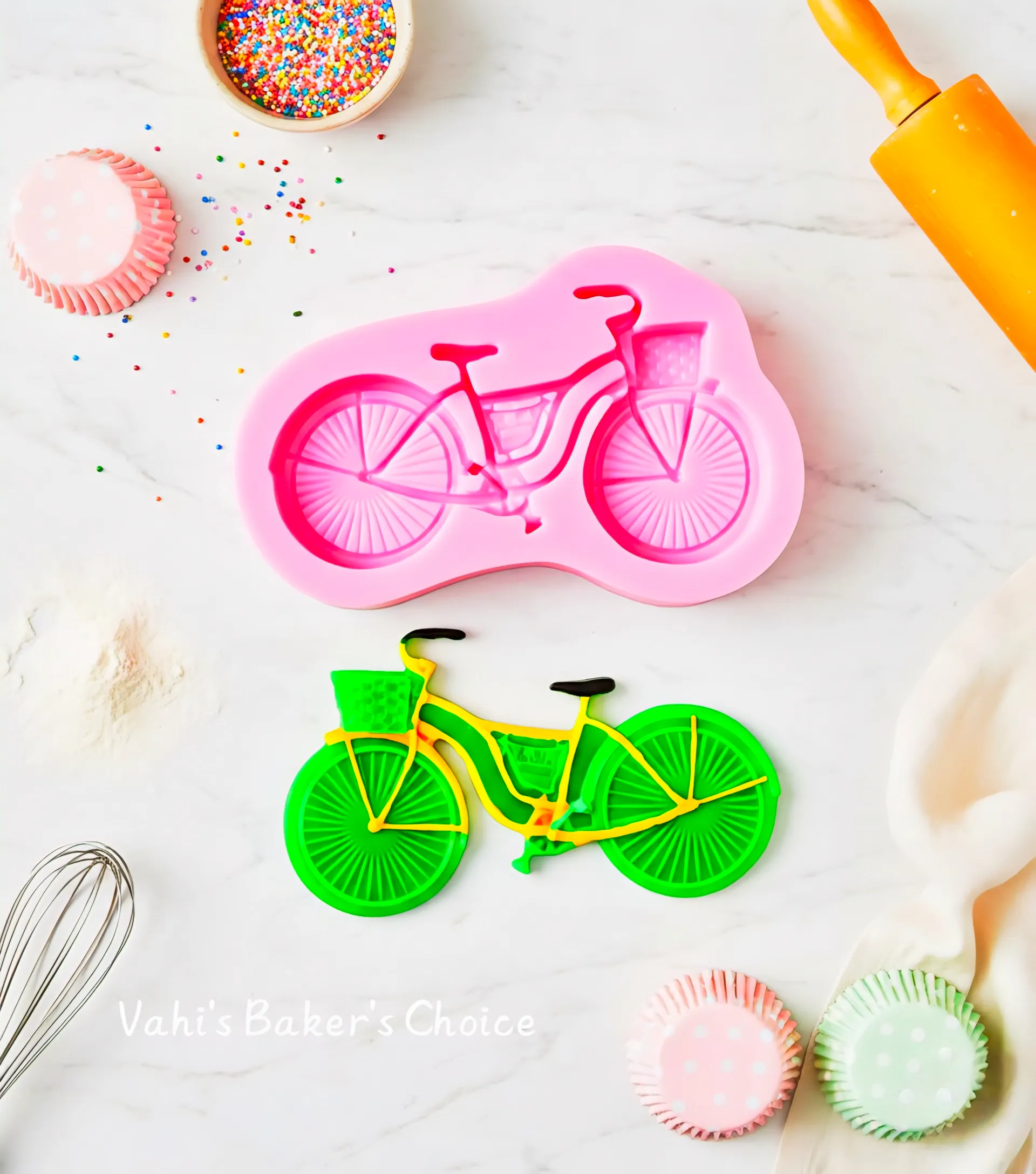 Cycle Silicone Mould Small