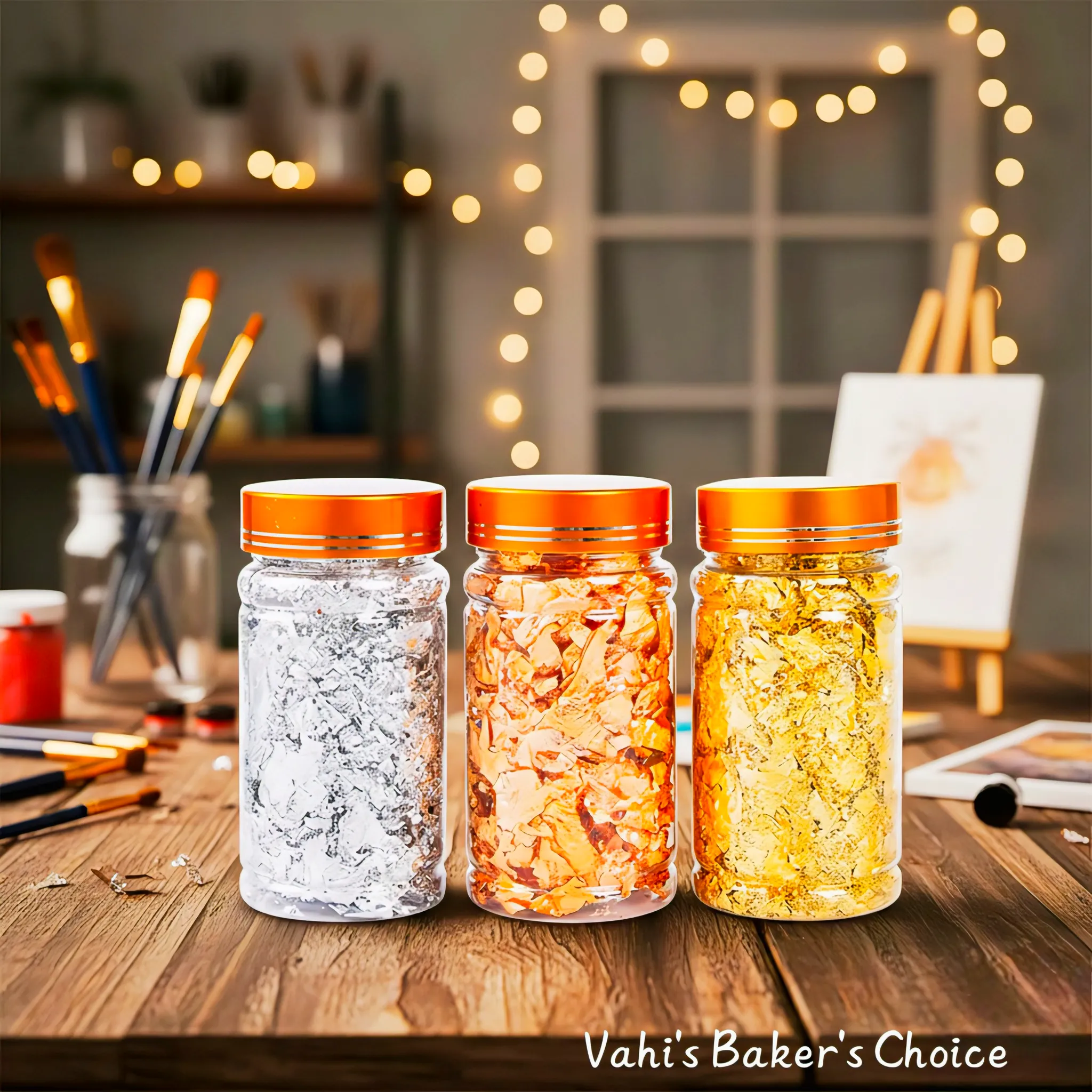 Edible Flakes Copper