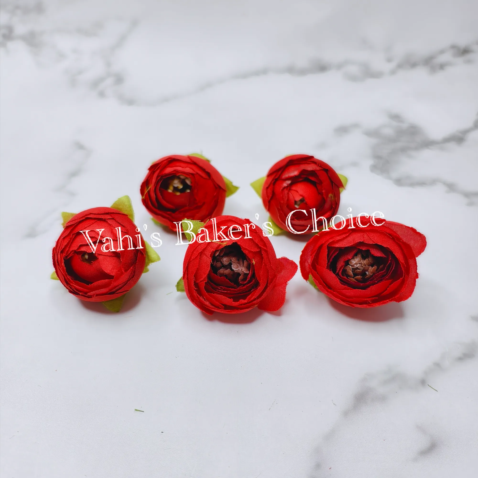 FL 4 cm Red Peony Bud