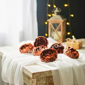 FL Large Peony Brown