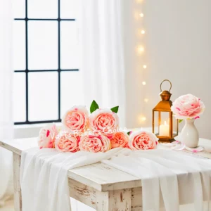 FL Large Peony Pink with Peach