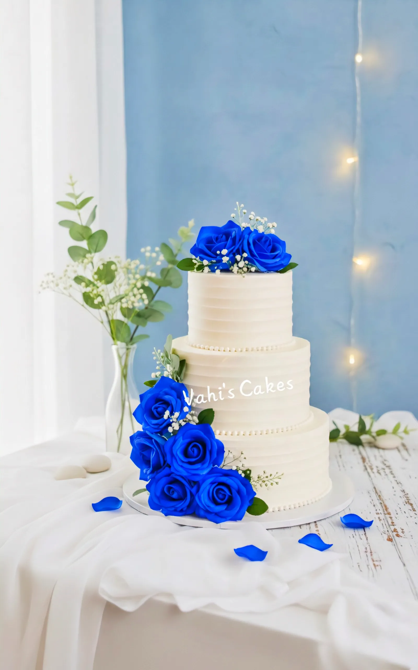 FL Large Rose My Blue