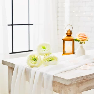 FL Medium Peony Greenish White