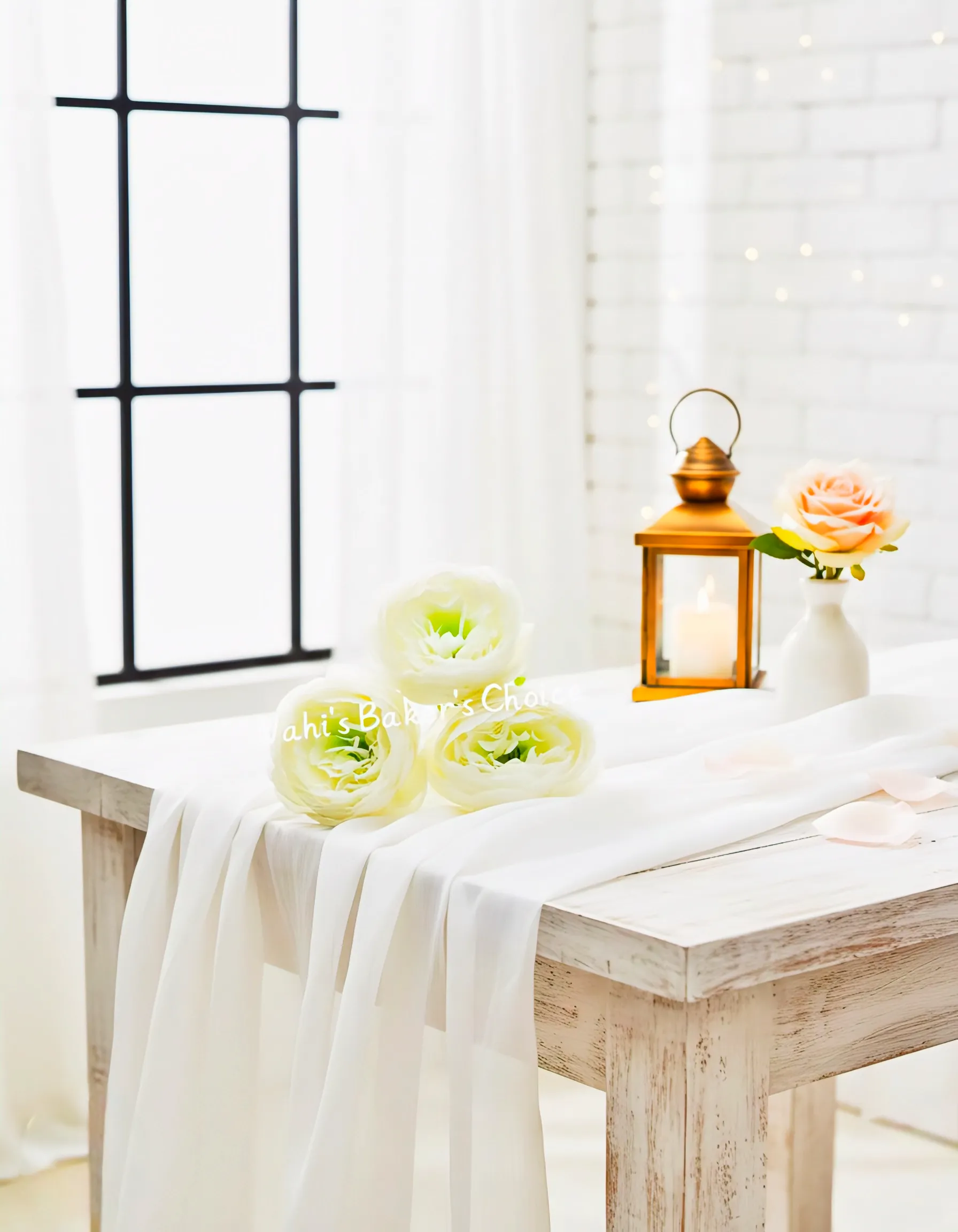 FL Medium Peony Greenish White