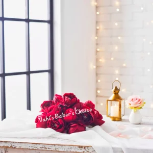 FL Medium Peony Maroon