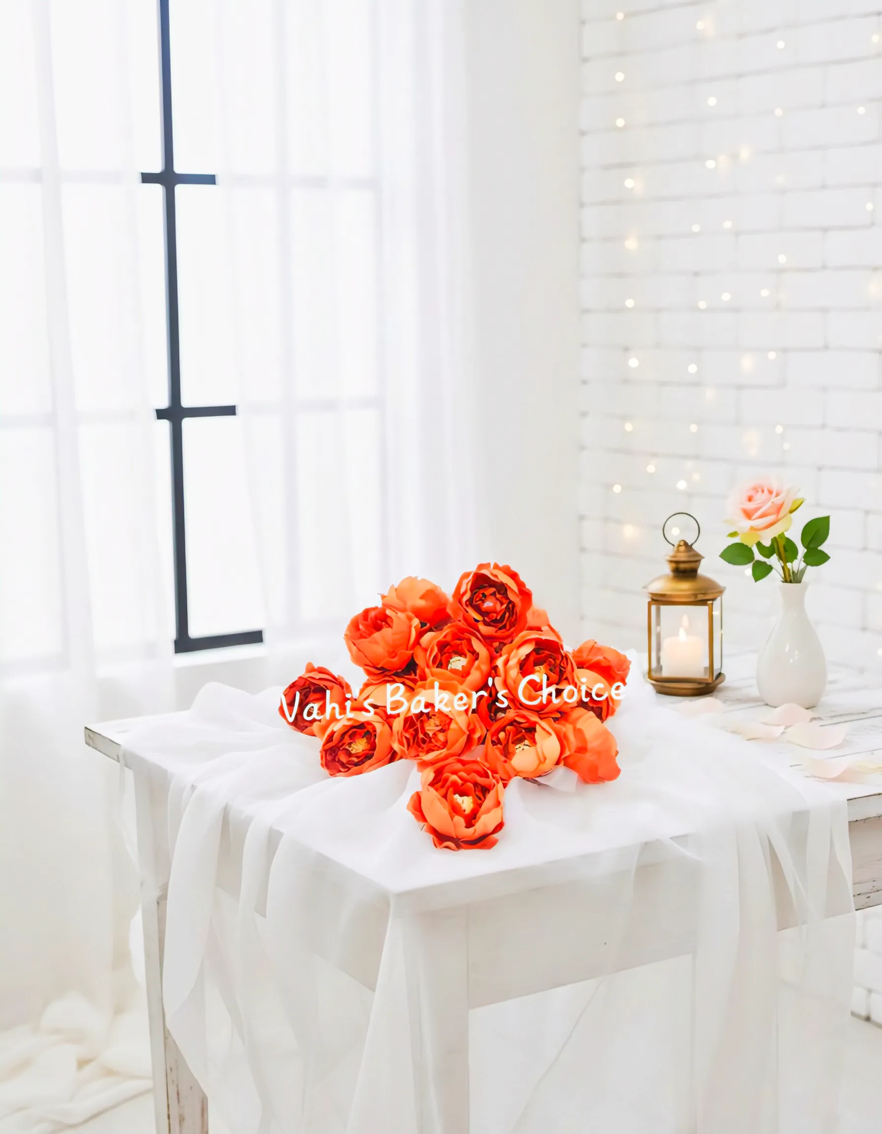 FL Medium Peony Tangerine