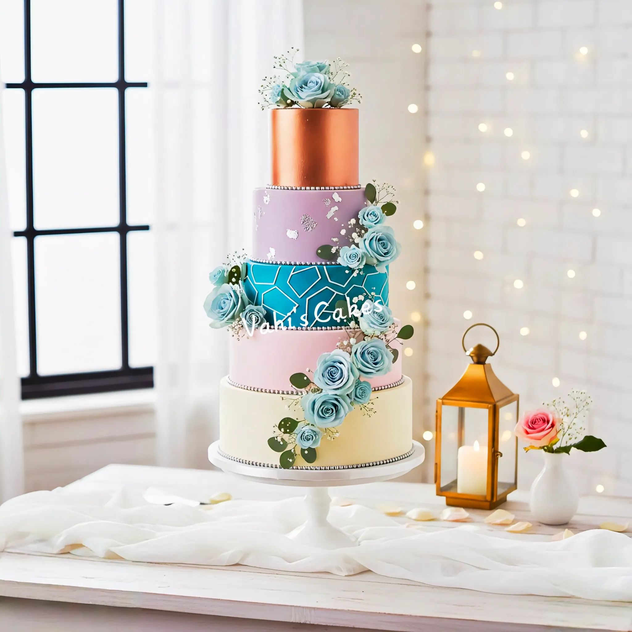 FL Medium Rose Sky Blue