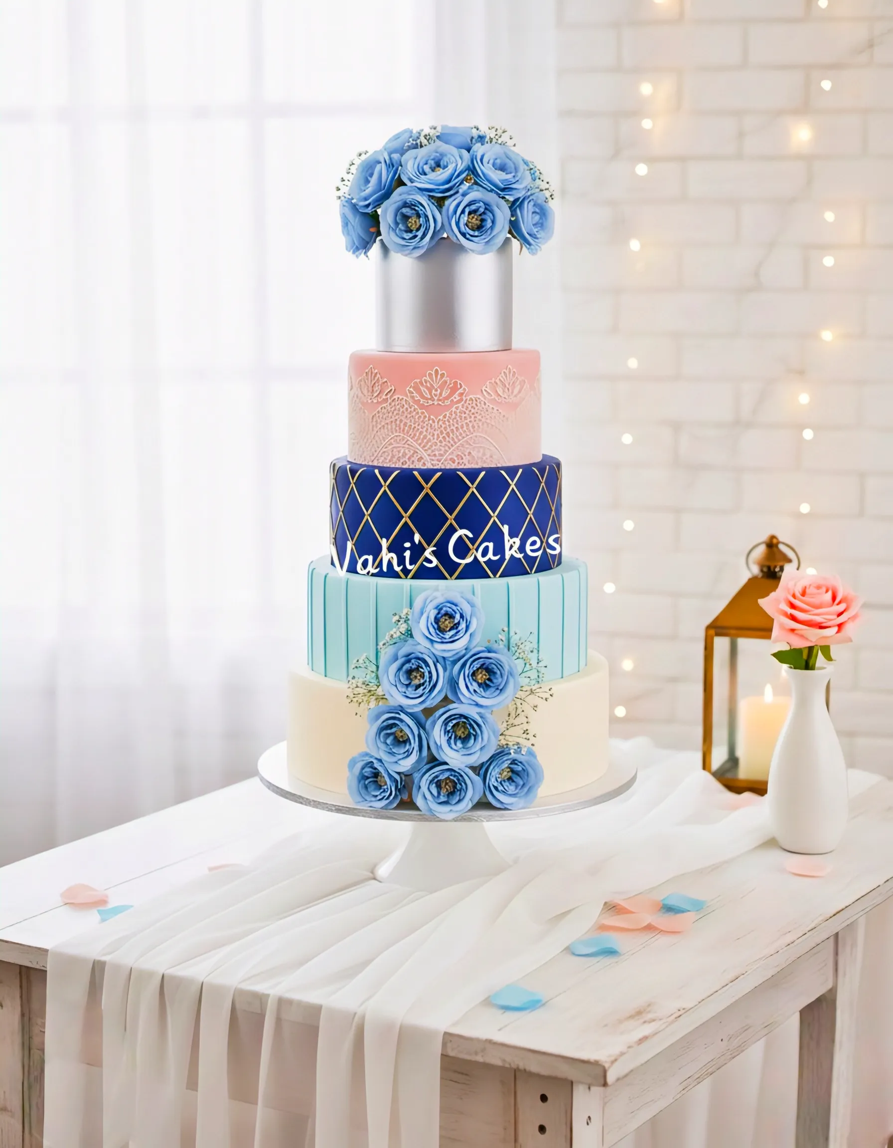 FL Medium Rose Sky Blue