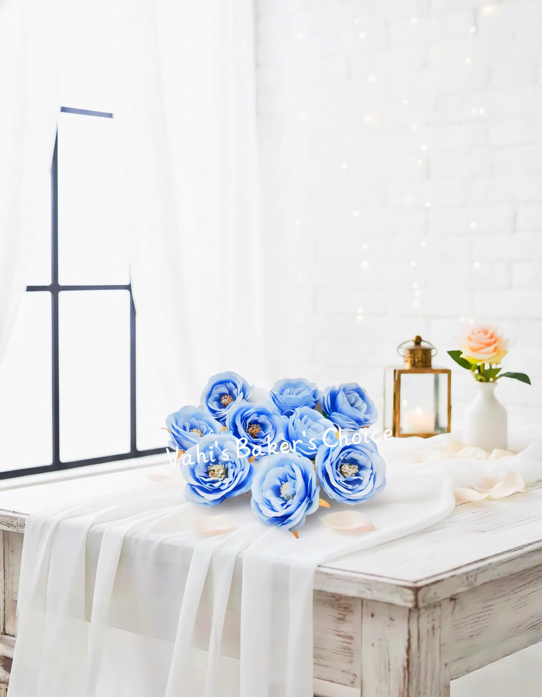 FL Medium Rose Sky Blue