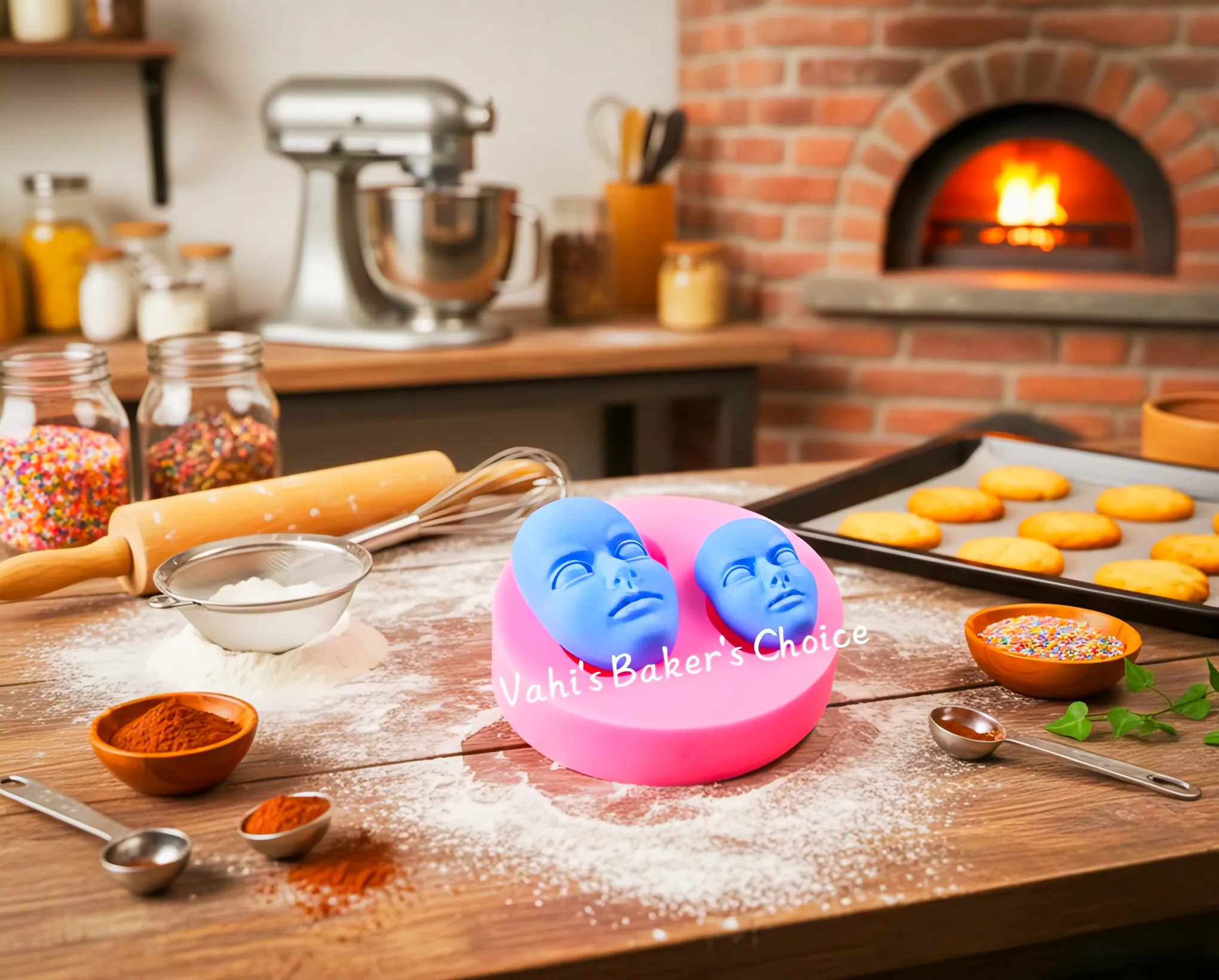 Face Silicone Mould 2 in 1