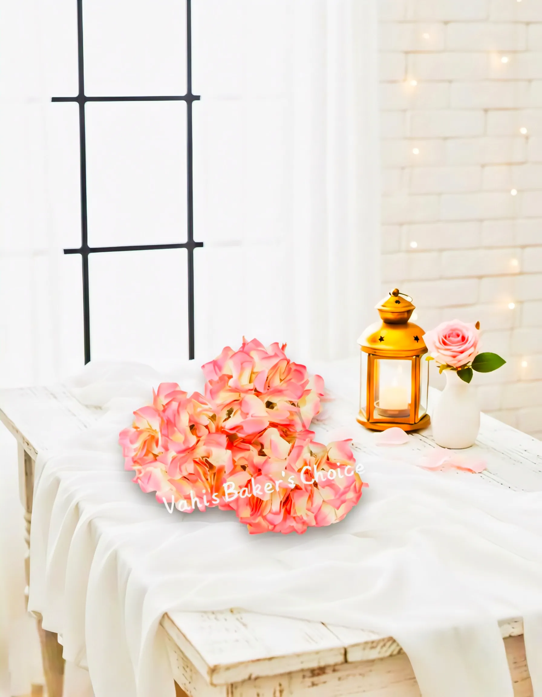 Flower Bunch Double Shade Pink