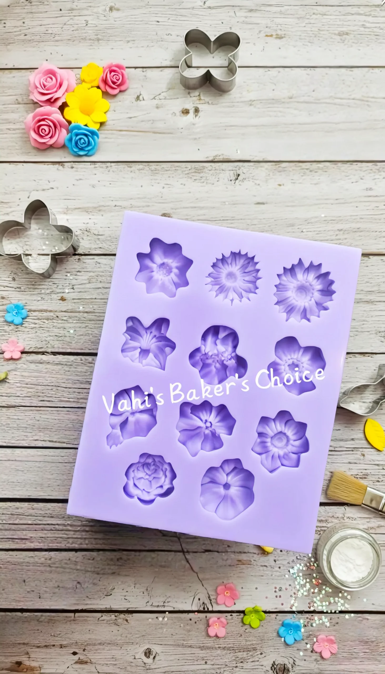 Flower Silicone Mould FM002
