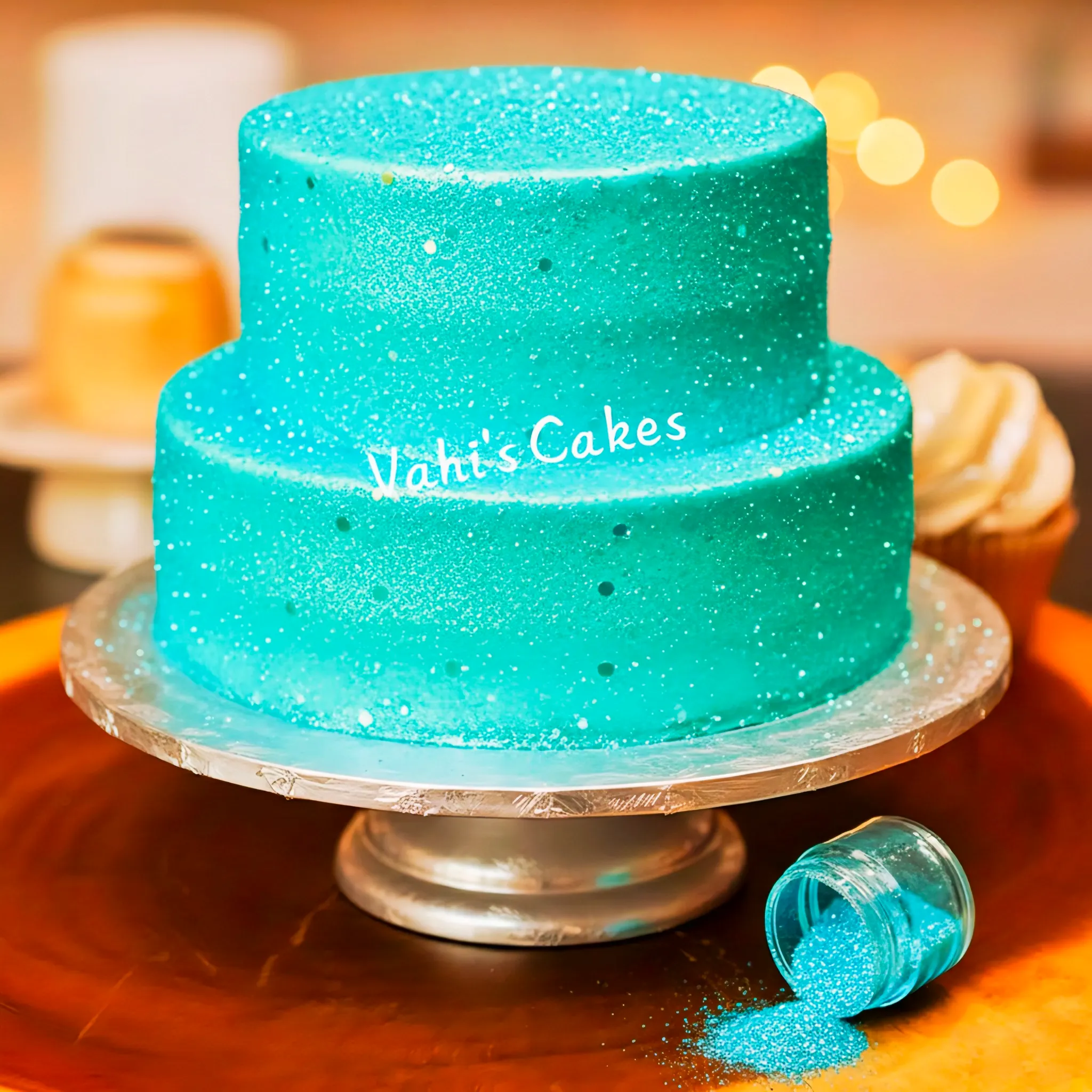 Glitter Aqua