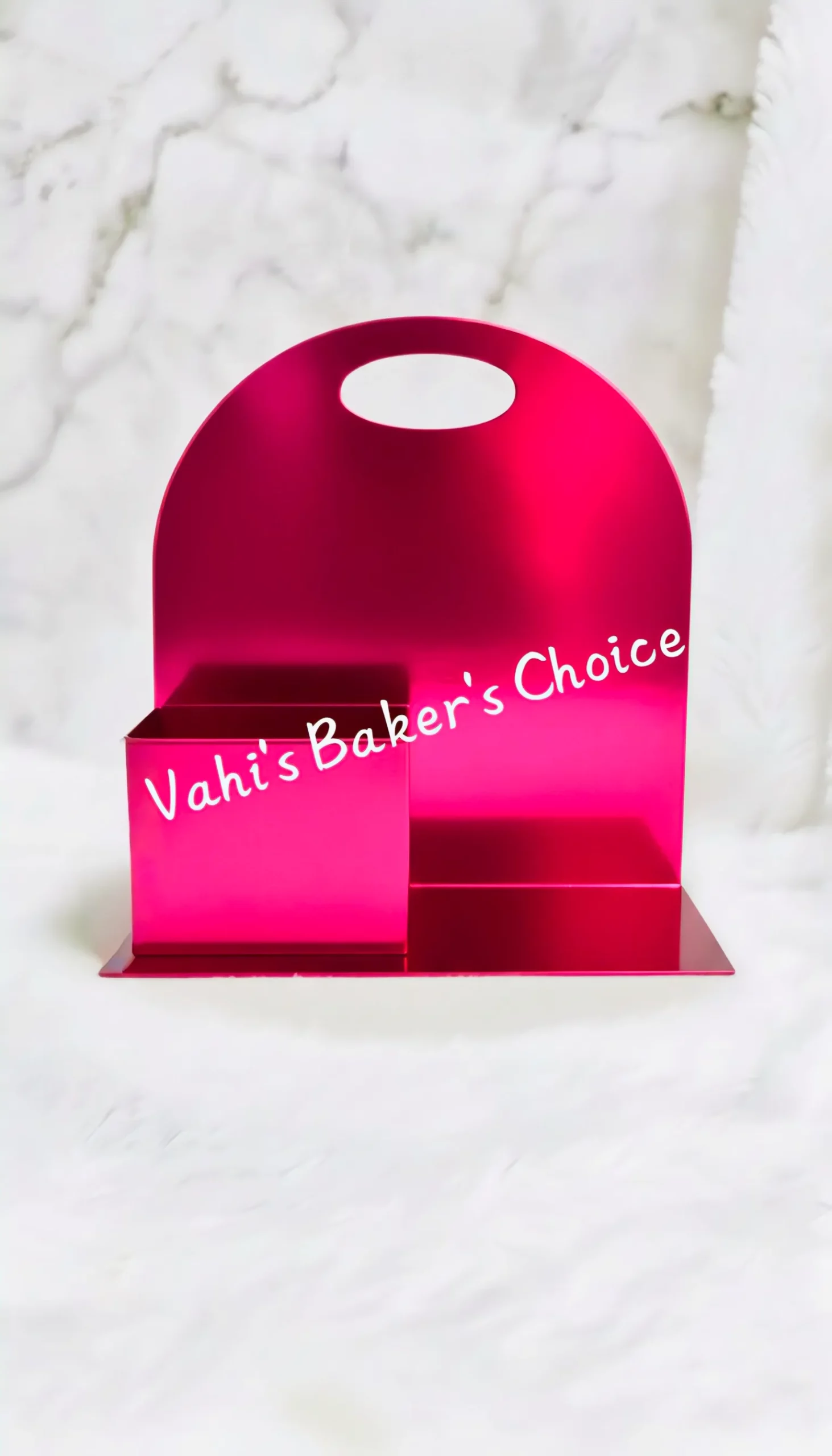 Hamper Cake Stand Pink