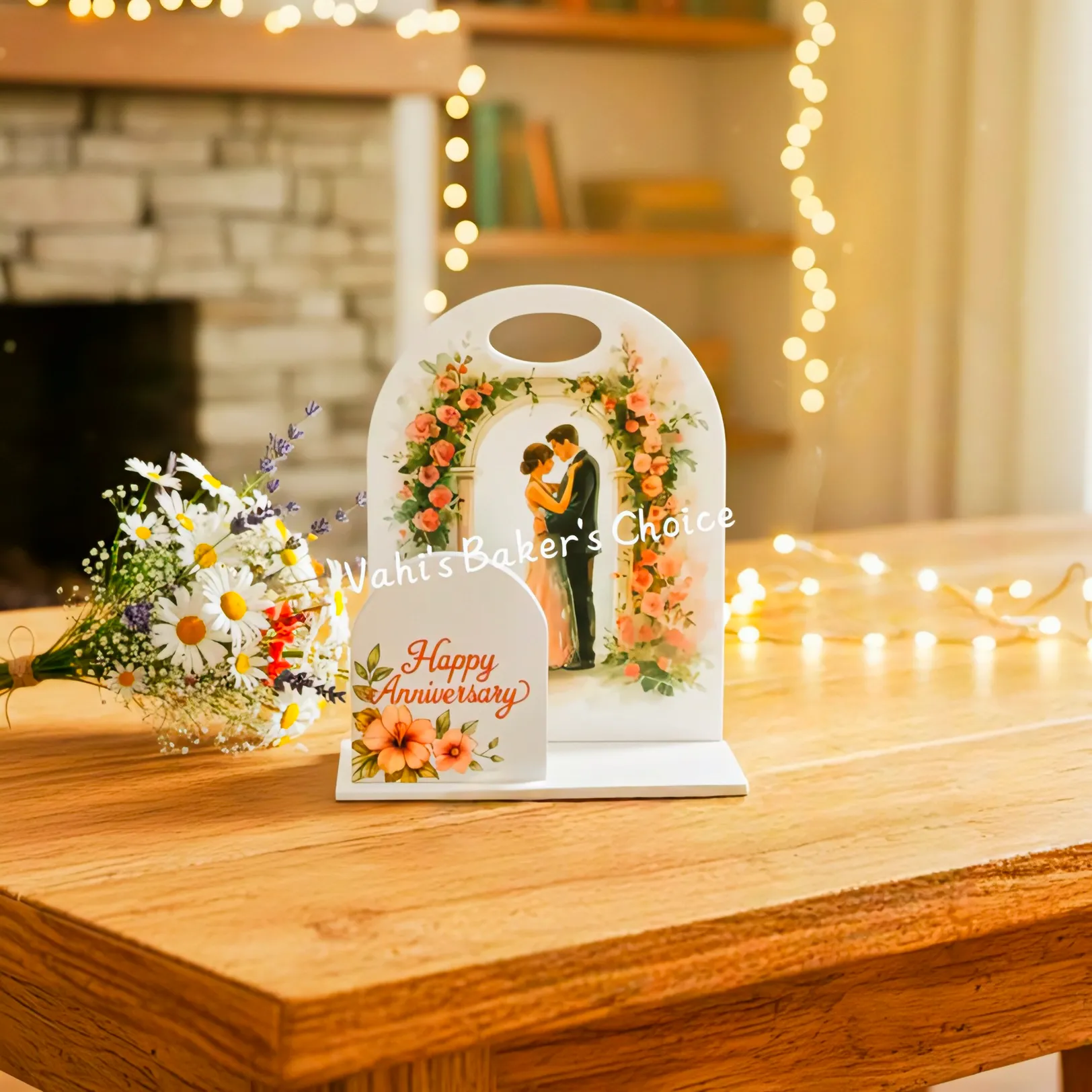 Hamper Cake Stand White Anniversary 2