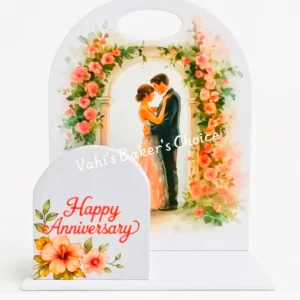 Hamper Cake Stand White Anniversary 2