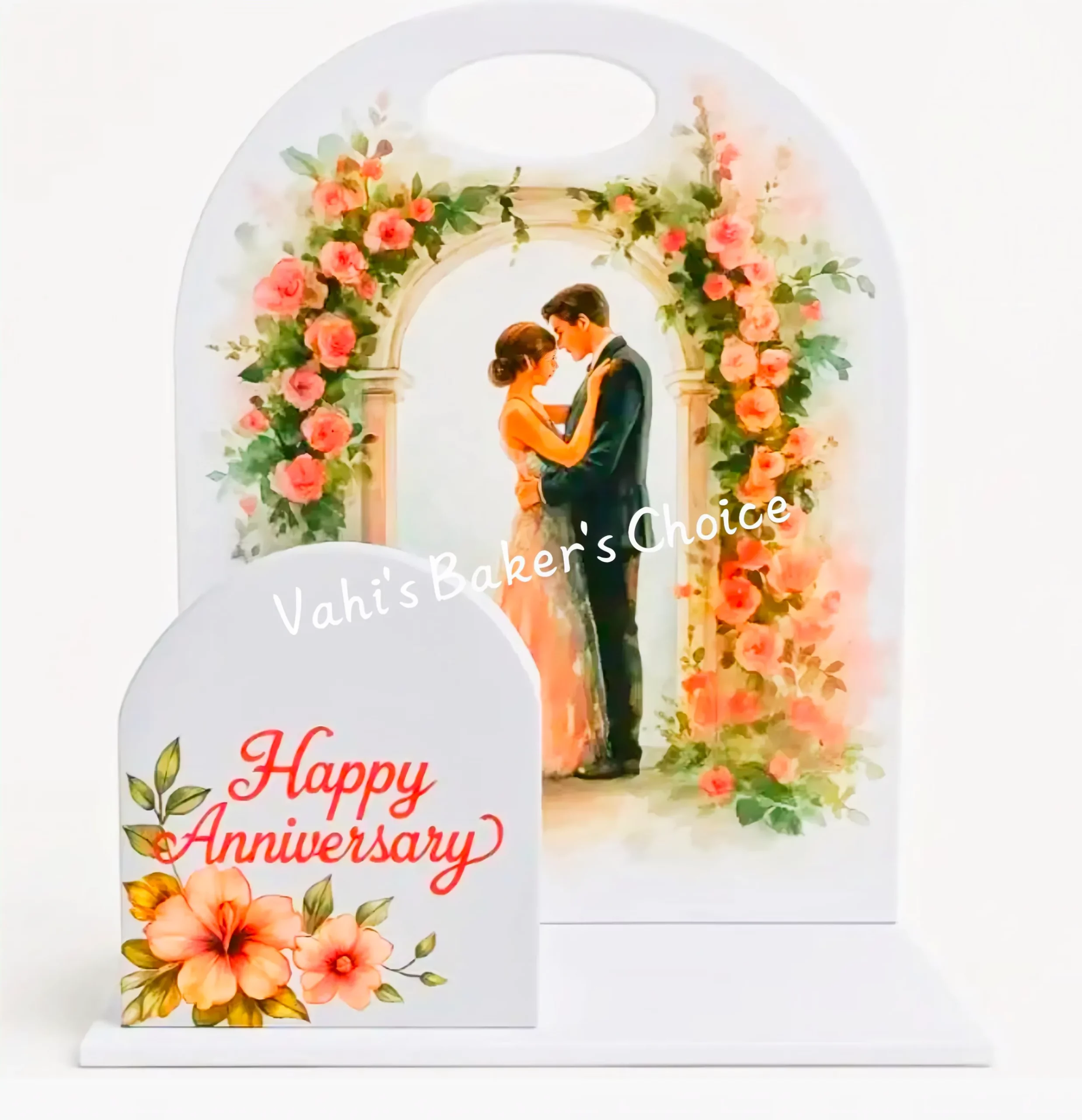 Hamper Cake Stand White Anniversary 2