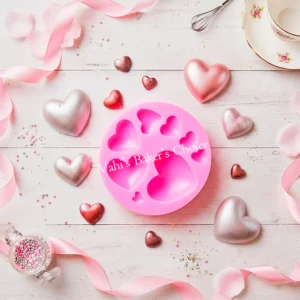Heart Silicone Mould 8 in 1