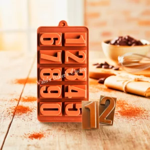 Number Big Chocolate Silicone Mould