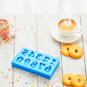 Number Silicone Mould Mini N