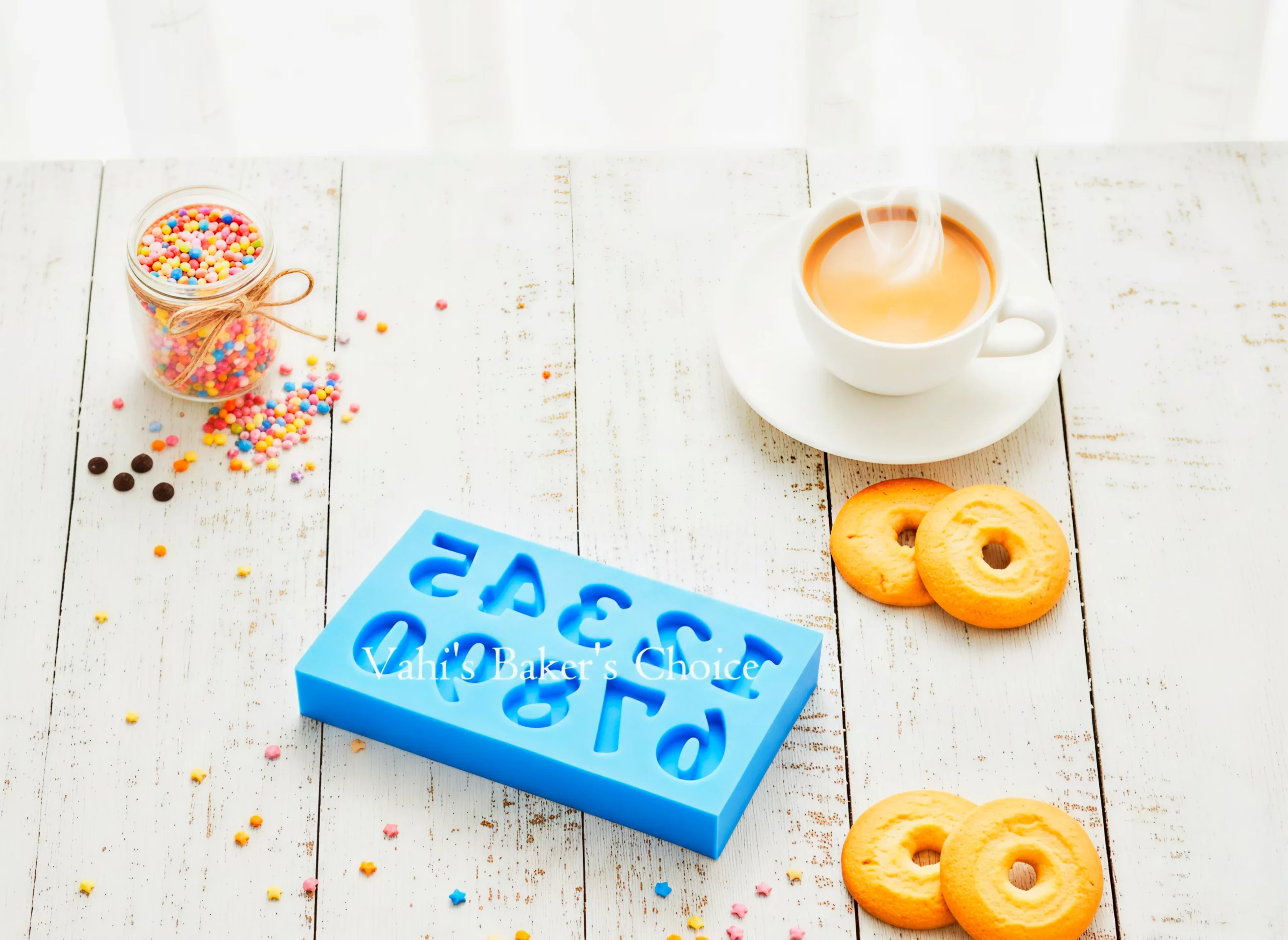Number Silicone Mould Mini N