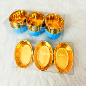 Oval Foil Baking Cup 18x1
