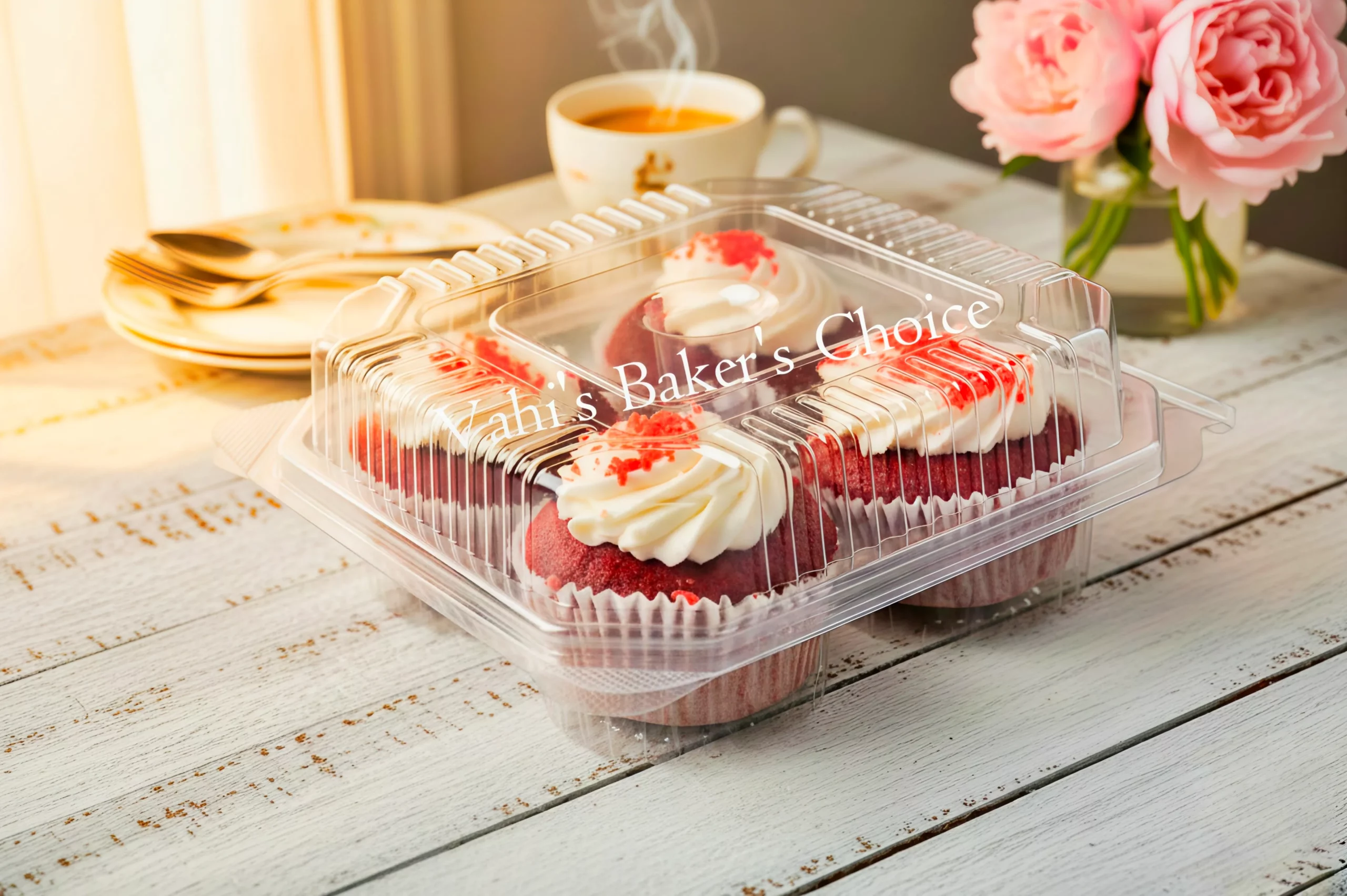 PVC 4C Cupcake Box