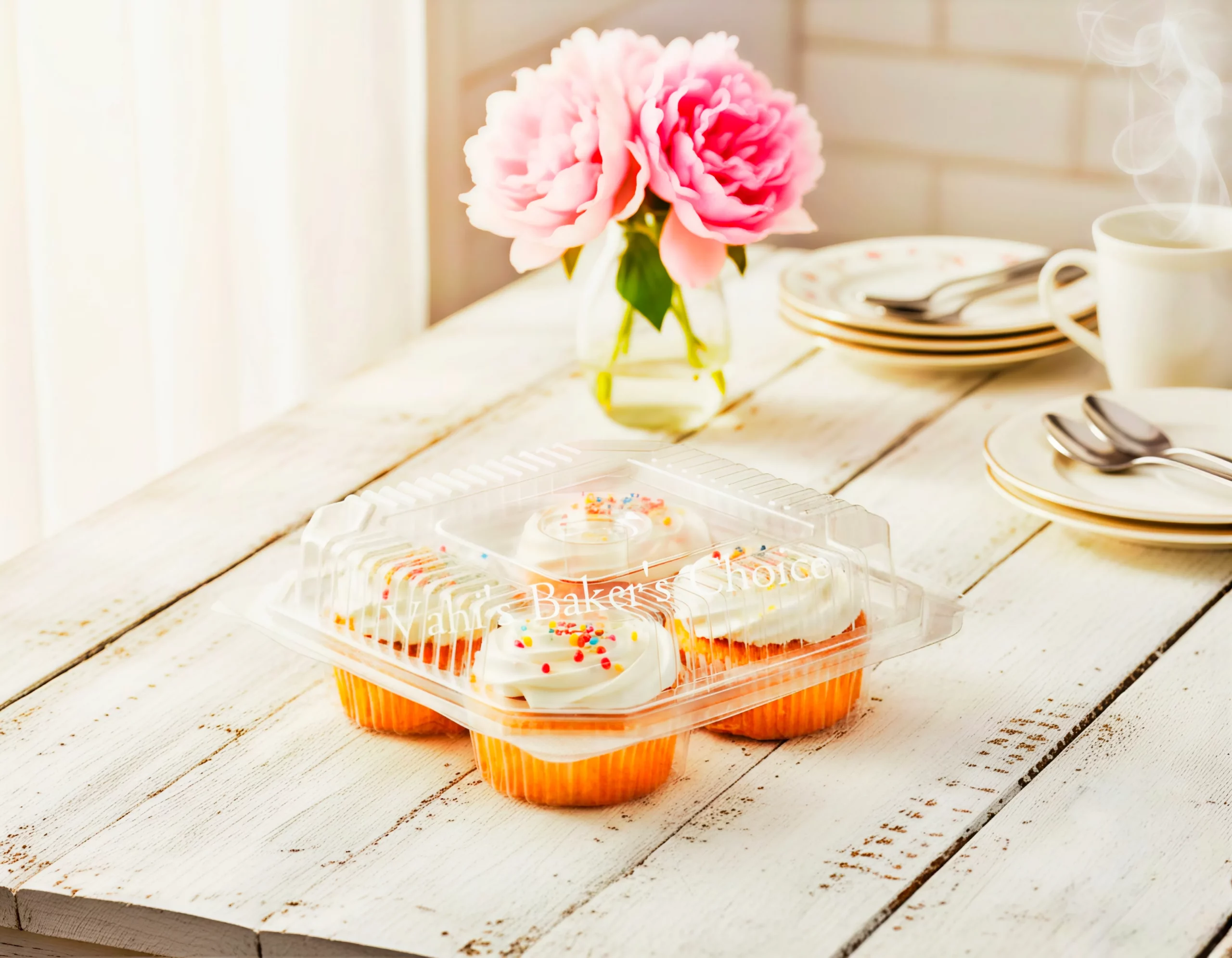 PVC 4C Cupcake Box