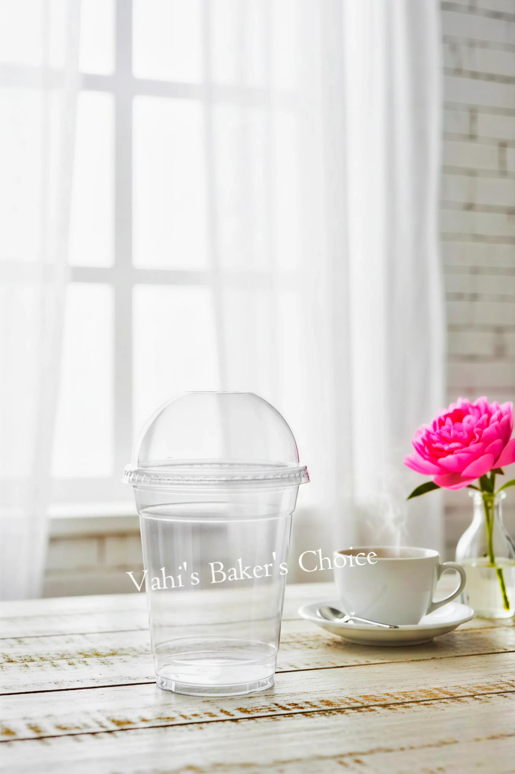 PVC Cup with lid large