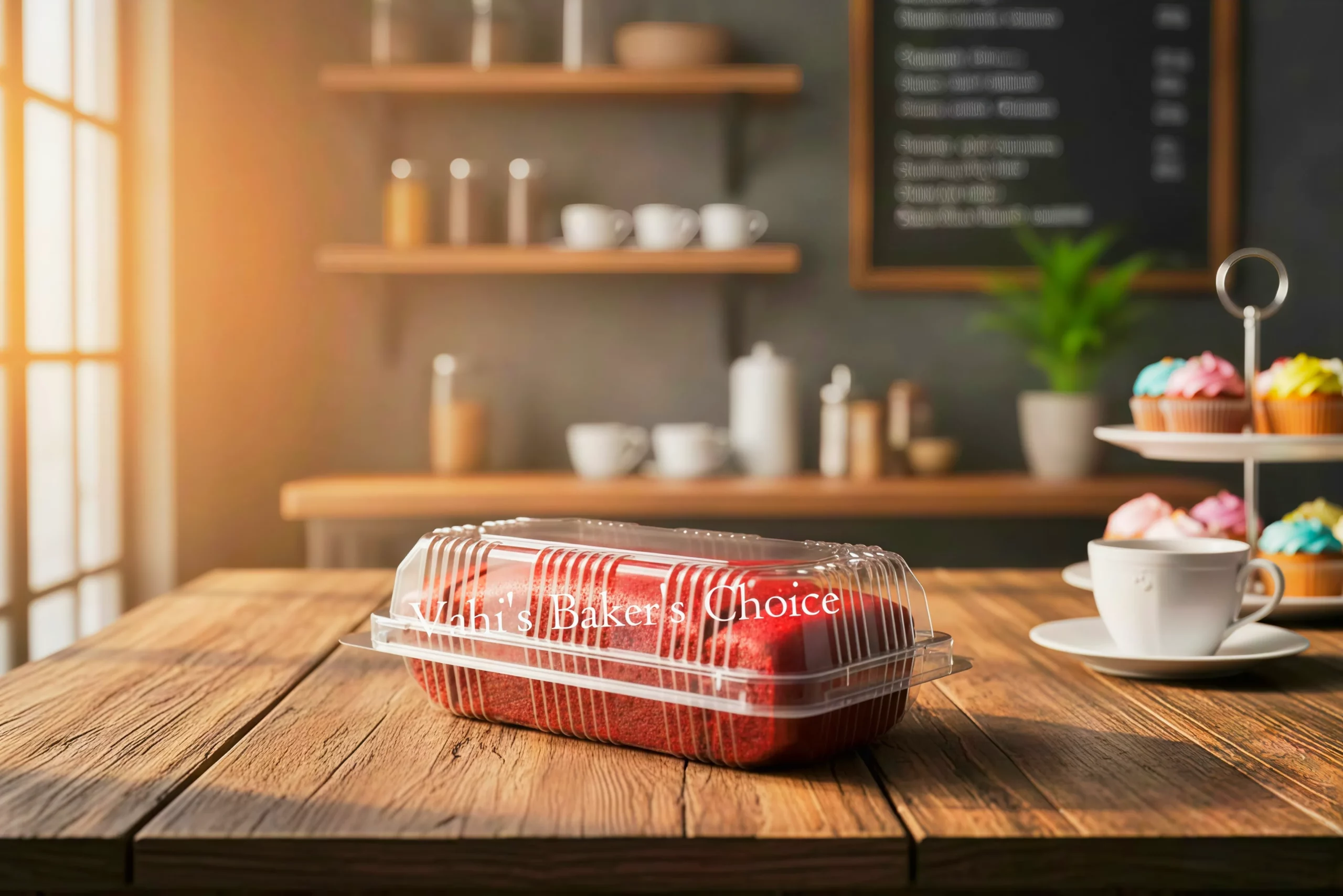 PVC Piece Cake Box