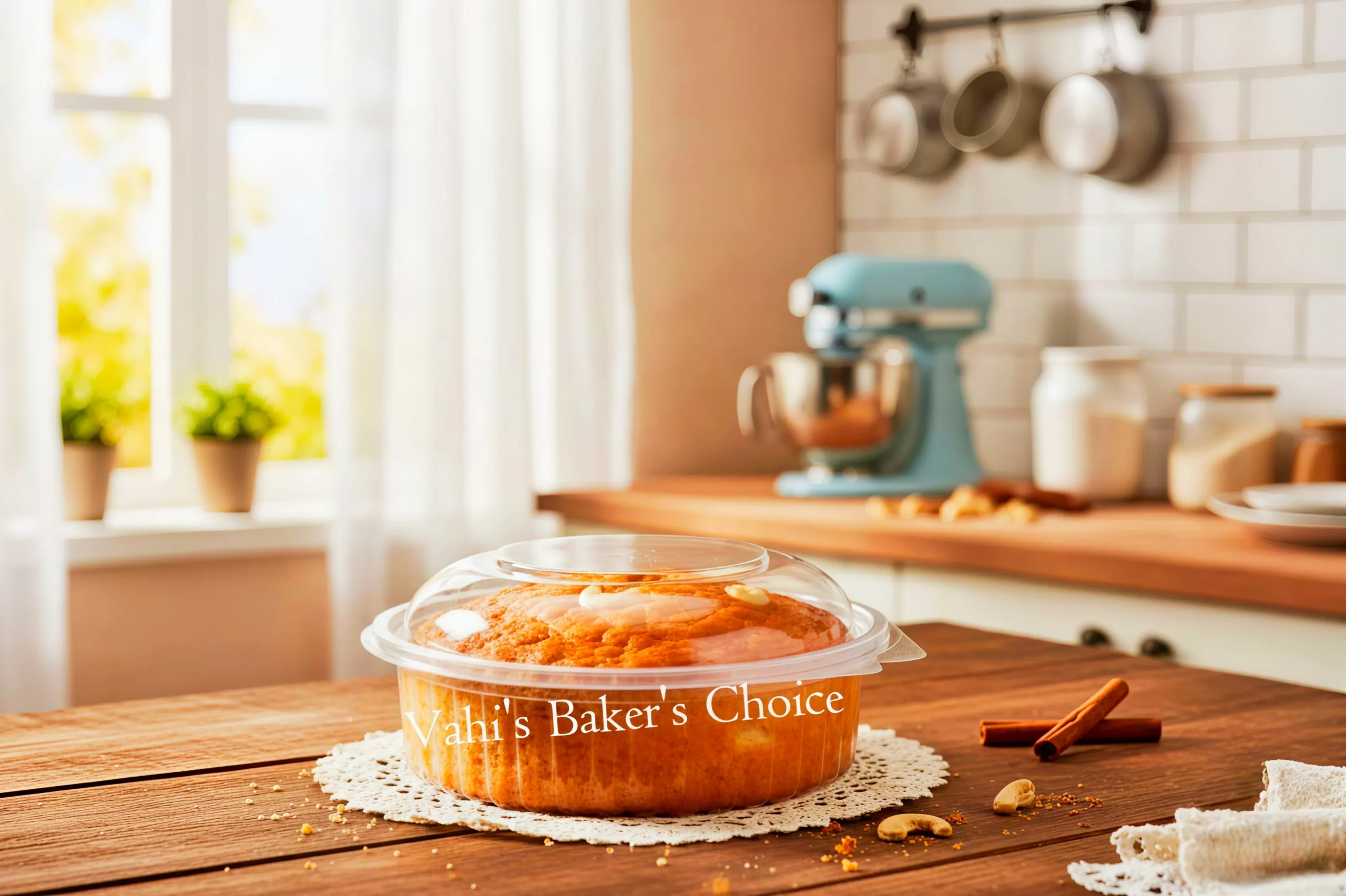 PVC Round Cake Box 6"