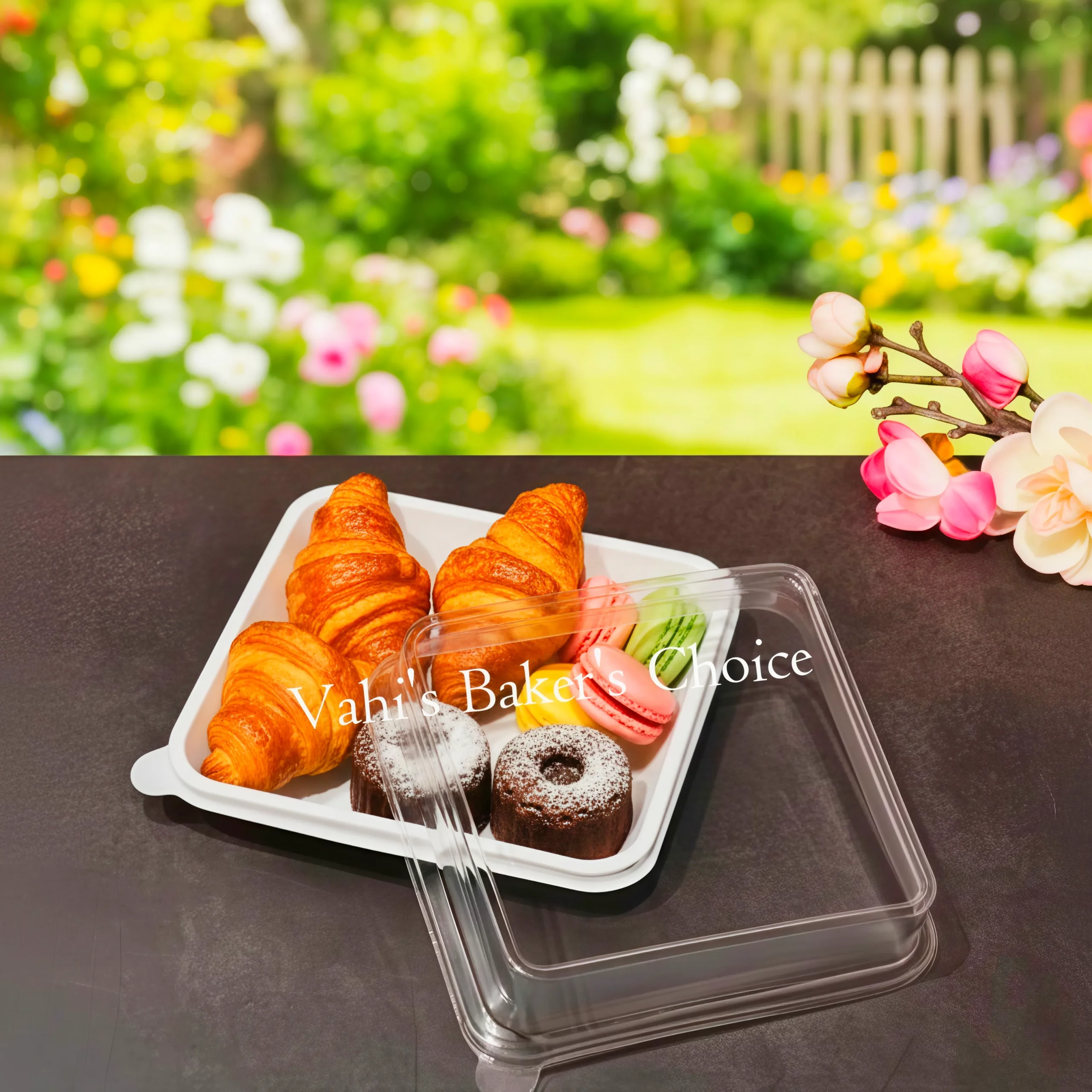 Plastic Cake Box Square
